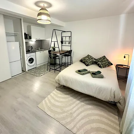 Studio Gare Entierement Renove, Wi-Fi, Clim, Tram, 15 Min Des Plages Montpellier Exterior photo